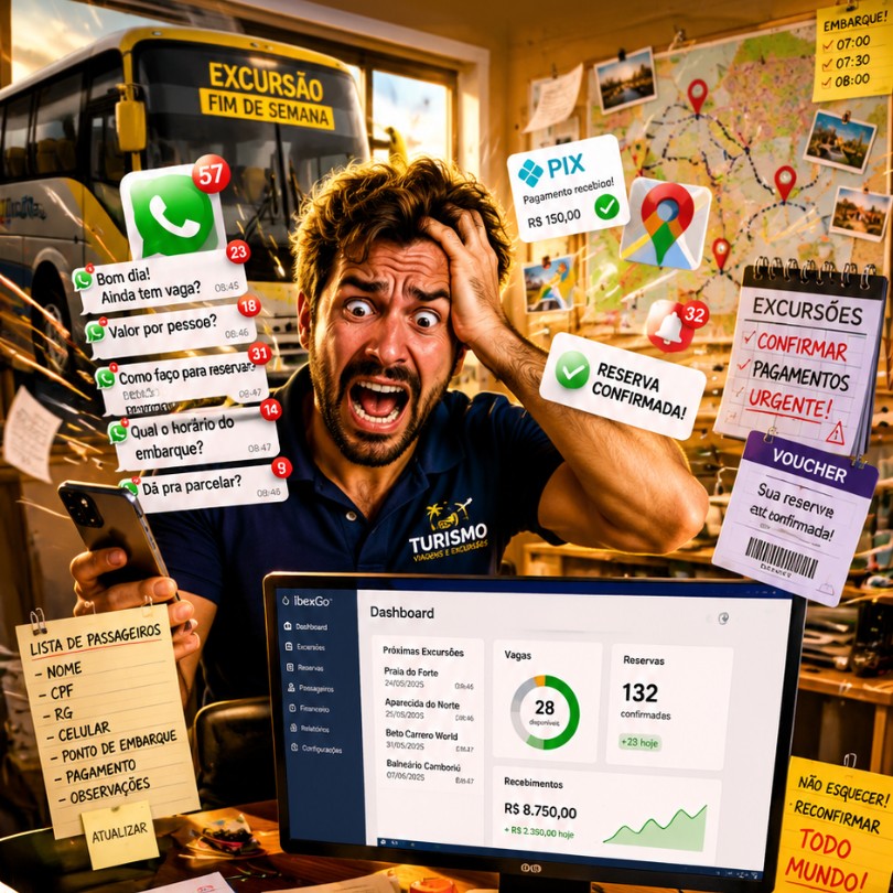 como vender passeios e excursões online